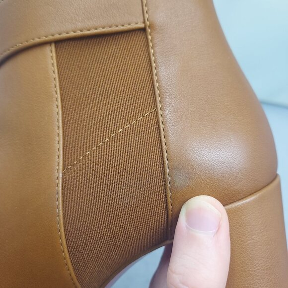 Christian Louboutin Brown Leather CL Chelsea Heel Boot - Picture 8 of 12